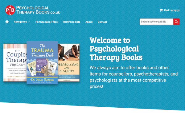 The Psychological Therapy Books welcome page