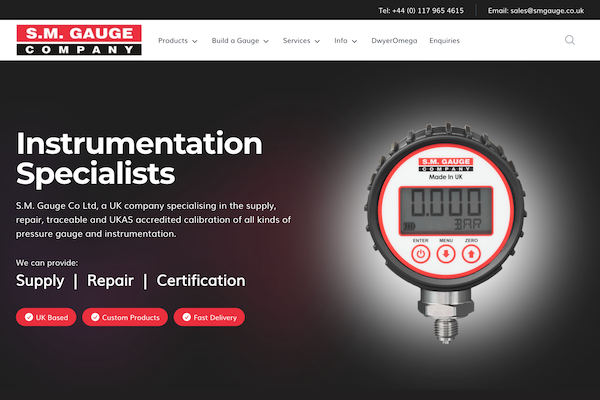 The SM Gauge customer website